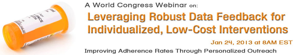 A World Congress Webinar on: Leveraging Robust Data Feedback for Individualized, Low-Cost Interventions