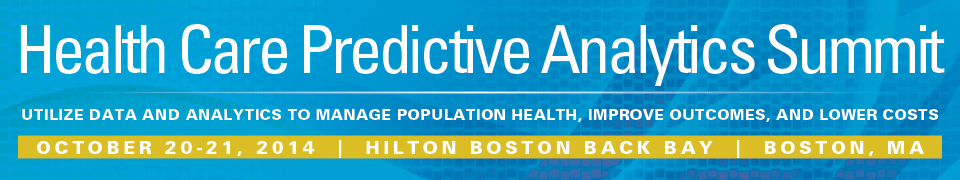 Health Care Predictive Analytics Summit